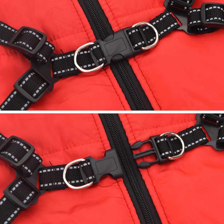 Image du produit VidaXL Manteau pour chien avec harnais Imperméable Réfléchissant (48, Manteau pour chien)