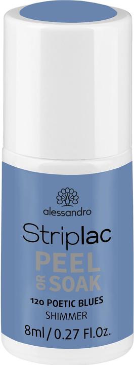 Alessandro Striplac Peel or Soak (Poetic Blues, Abziehbarer Nagellack)