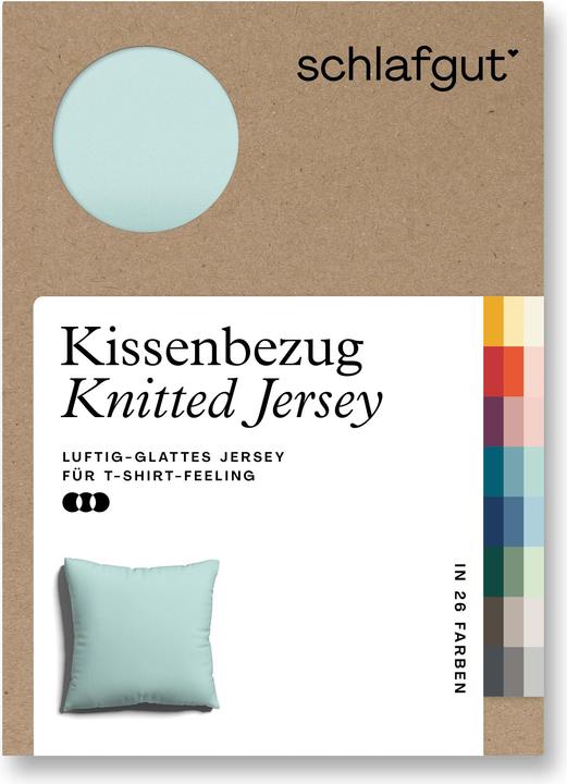 Actual product image schlafgut Knitted Jersey (Duvet cover, 40 x 40 cm)