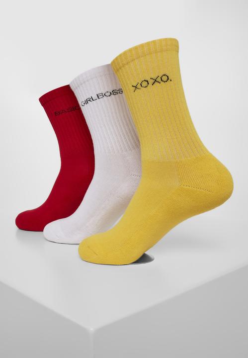 Image du produit Urban Classics Wording Socks 3-Pack (Lot de 3, 43 - 46)