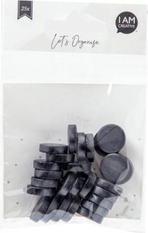 Actual product image I Am Creative Magnet black (25 x)