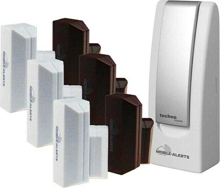 Image du produit Technoline Mobile Alerts MA 10080 Set Gateway État de base. + contact de porte et fenêtre