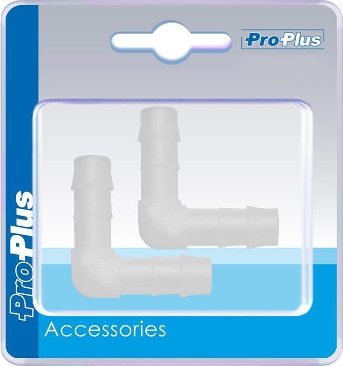 ProPlus Raccord de tuyau coudé 8mm 2 pièces sous blister