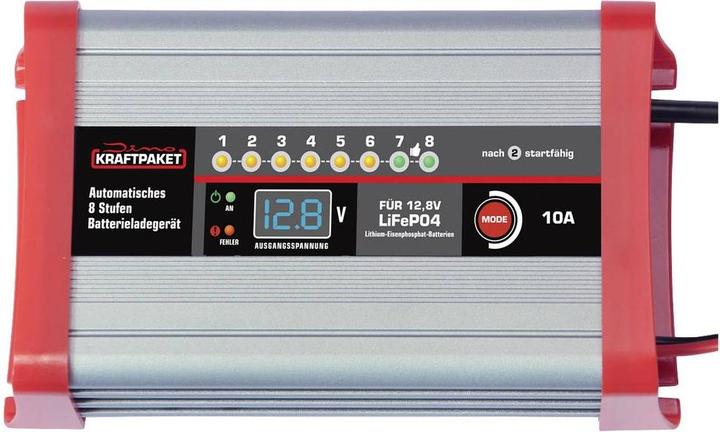 Produktbild Dino KRAFTPAKET LifePo4 10A 136341 Kfz-Ladegerät 12V (12V, 10 A)
