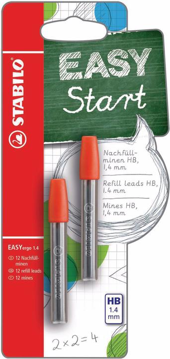 STABILO EASYergo 1.4 Nachfüllminen HB (1.40 mm, HB, 2 x)