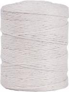 Rayher Jutegarn, 4fach, 3,5mm, wei (Geschenkpapier)