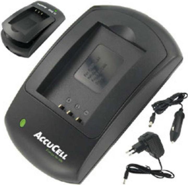 AccuCell Ladegerät passend für Casio NP-90, Casio Exilim Zoom EX-H10 (Ladegerät)