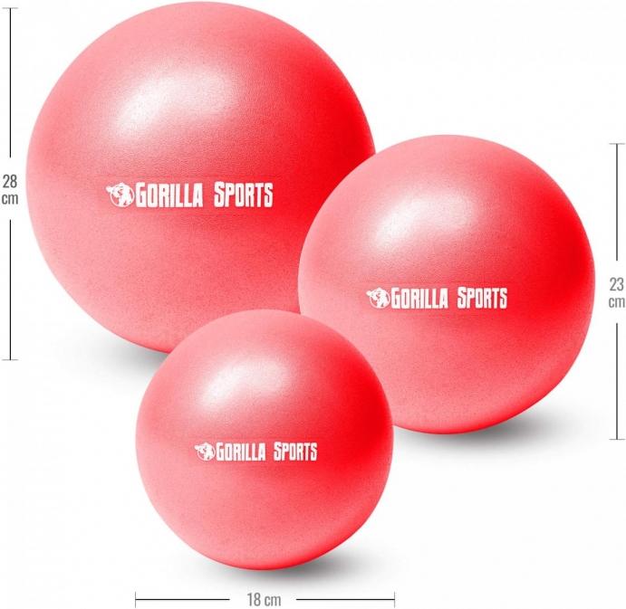 Immagine prodotto Gorilla Sports Palla di Pilates (28 cm)