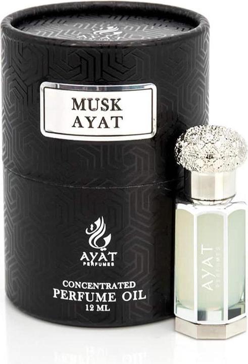 Ayat Perfumes Parfum Oil 12ml Alcohol-Free Musk Unisex Oriental Arabic Oud Natural Amber Dubai (Eau de Parfum)