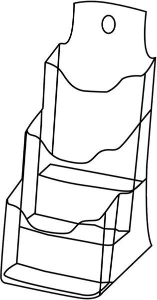 Immagine prodotto Sigel Porta depliant da tavolo 3xDIN (Speciale)