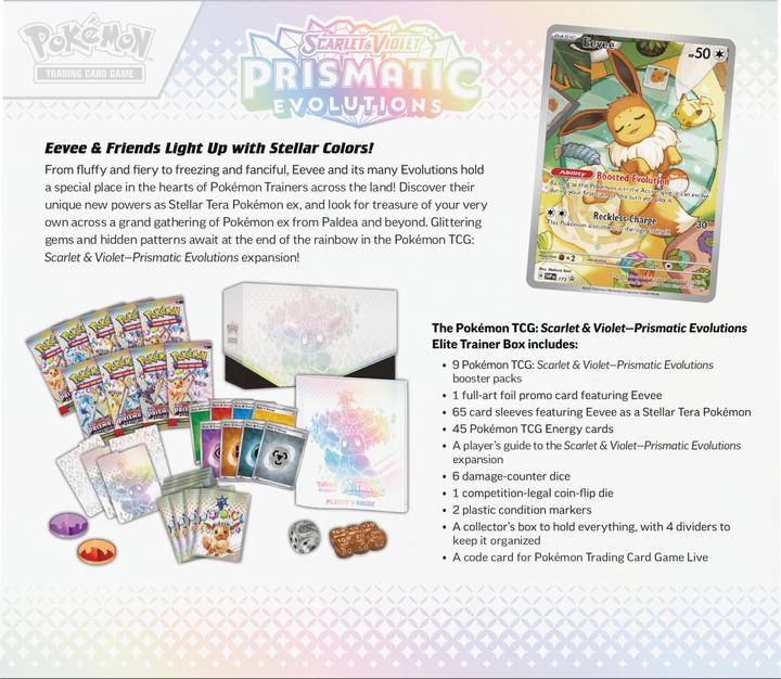 Actual product image Pokémon PKM: Scarlet & Violet 8.5 - Elite Trainer Box (English, Elite / Top Trainer Box)