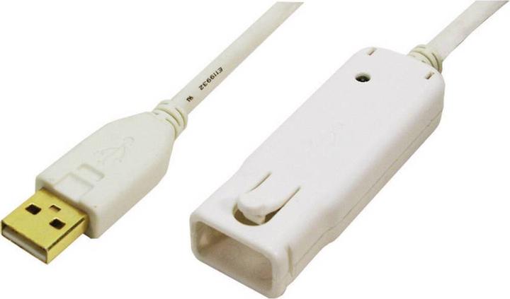 Actual product image LogiLink USB 2.0 extension cable (12 m, USB 2.0, 2.50 W)