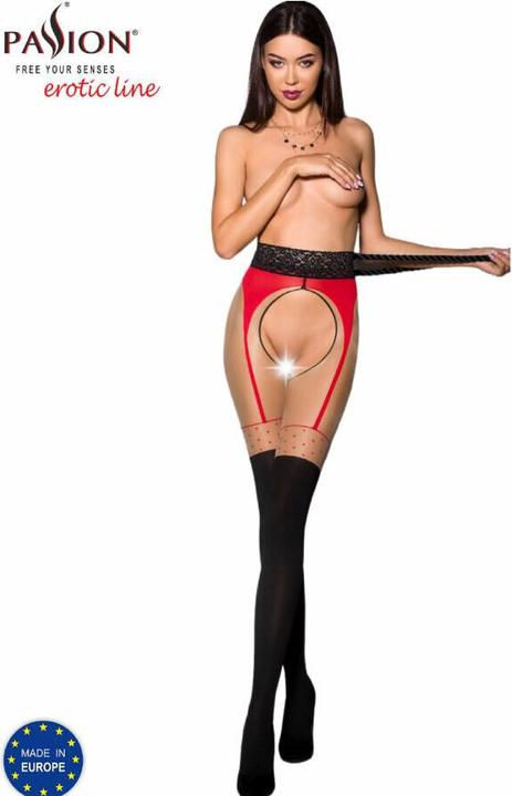 Actual product image Passion Pantyhose ouvert "Thiophene 003" (20/40DEN) (S/M)