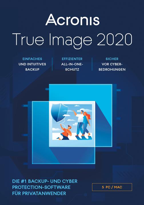 Acronis True Image 2020 Premium Subscription (1 Utente, 5 Dispositivi/Utenti, 12 mesi)