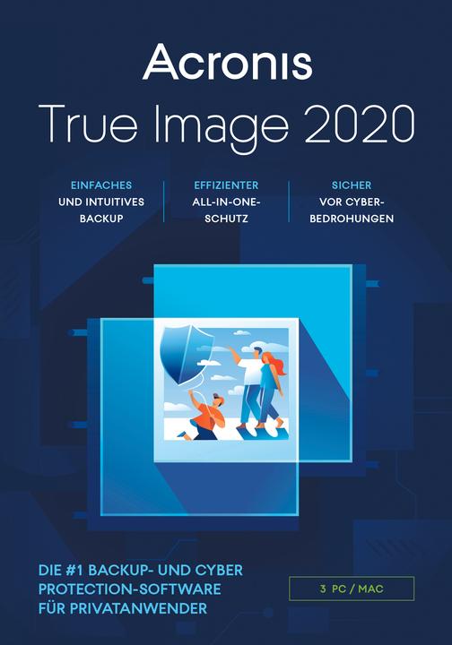 Acronis True Image 2020 Premium Subscription 3 Devices 1TB (1 User, 3 Geräte/User, 12 Monate)