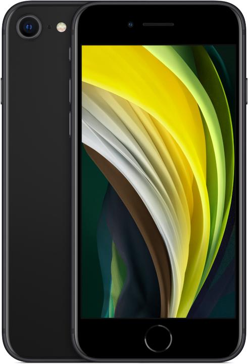 Actual product image Apple iPhone SE (2nd Gen) (64 GB, Black, 4.70", SIM + eSIM, 12 Mpx, 4G)