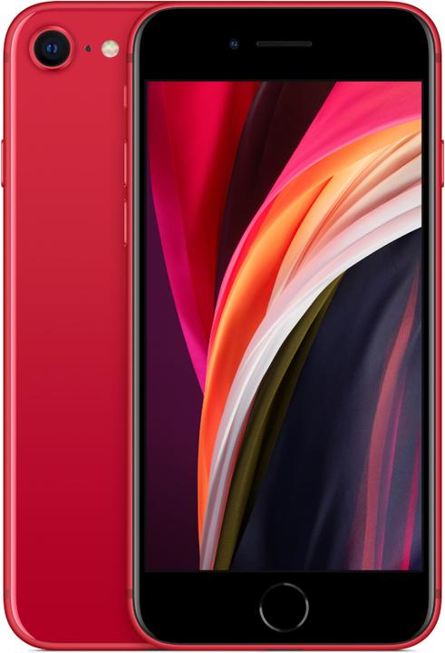 Image du produit Apple iPhone SE (2nd Gen) (128 Go, (PRODUCT)​RED, 4.70", SIM + eSIM, 12 Mpx, 4G)