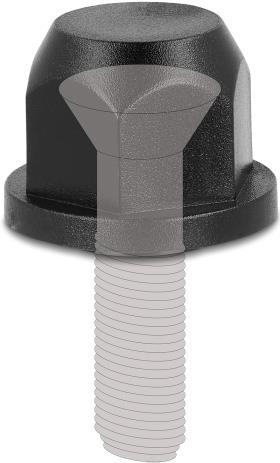 Immagine prodotto Delock Tappo di protezione per filettatura M12 nero 2 pezzi