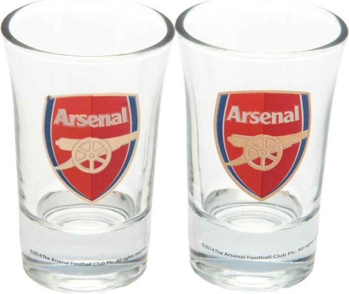 Image du produit Arsenal FC Verres à liqueur 2paquets (0.50 dl, 2 x, Verre à fusil)