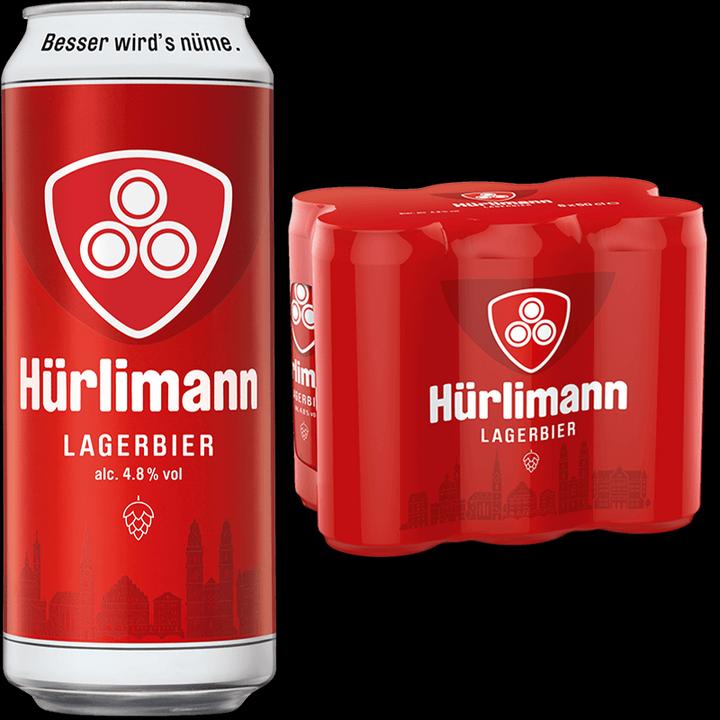 Image du produit Hürlimann Bière blonde (6 x 50 cl)