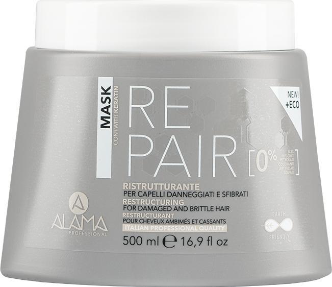 Actual product image Alama Professional Alama Repair Restructuring Hair Mask for Damaged Hair 500ml (500 ml)