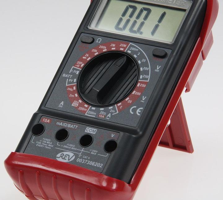 Actual product image REV Multimeter Profi sw/rt Hand-held multimeter digital CAT III (CAT III)