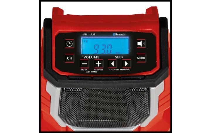 Actual product image Einhell Battery radio TC-RA 18 Li BT (FM, AM, Bluetooth)