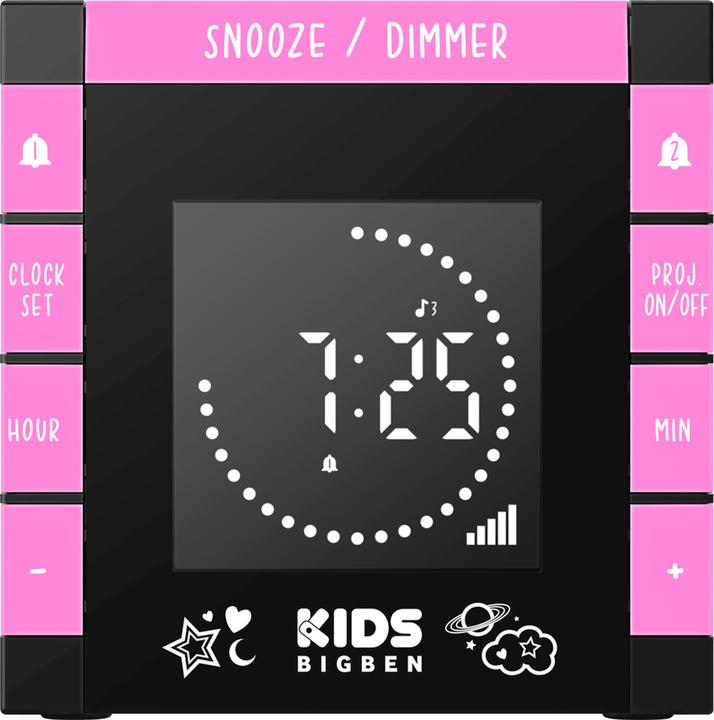 Actual product image Bigben Kids Alarm Clock R70 Unicorn 3 (w. projector)