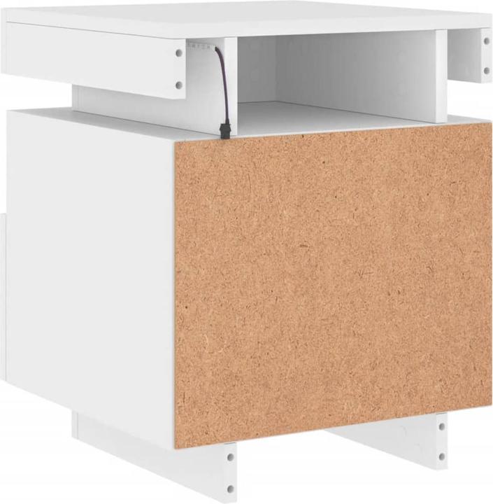 Actual product image VidaXL Bedside cabinet with LED lights (39 x 40 x 48.5 cm)
