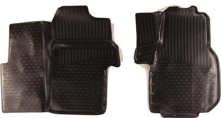 Actual product image Sixtol 3D Rubber mats VOLKSWAGEN Crafter, 2017->, panel van, Europe, 2 pcs.