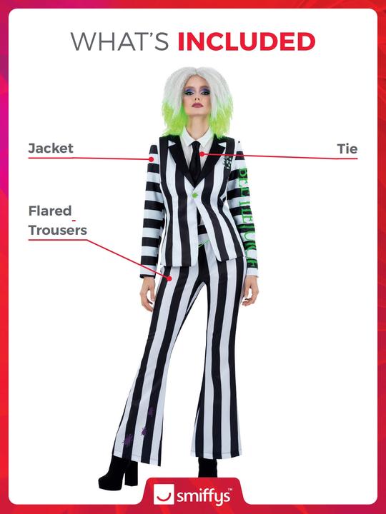 Produktbild Smiffys Beetlejuice Hosenanzug für Frauen (S)