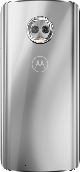 Produktbild Motorola Moto G6 (32 GB, Silber, 5.70", Dual SIM + SD, 12 Mpx, 4G)