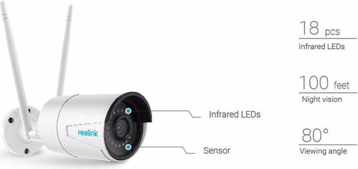 Produktbild Reolink RLC-410W 4MP Bullet IP-Kamera (2560 x 1440 Pixels)