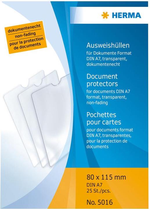 Produktbild HERMA Ausweishüllen (8 x 11.5 cm, 1 x)