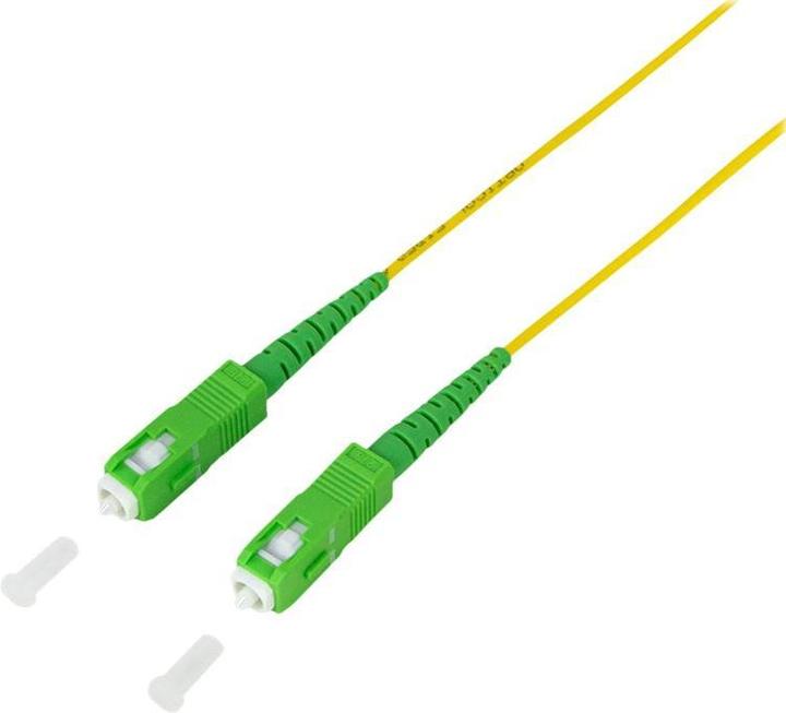 Immagine prodotto LogiLink Cavo patch in fibra ottica, 2x SC-Simplex, OS2, 20 m, spina SC-Simplex gialla (20 m)