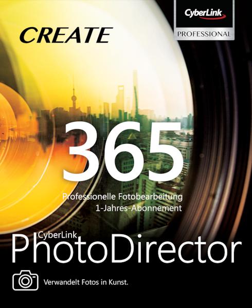 Image du produit CyberLink PhotoDirector 365 12Mo ESD (1 Utilisateur, 1 Périphériques/Utilisateurs, 12 mois)
