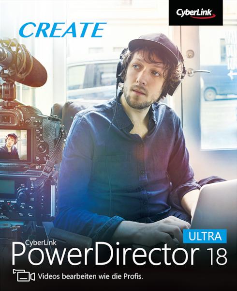 Produktbild CyberLink PowerDirector 18 Ultra (1 User, unbegrenzt)