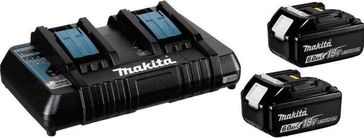 Actual product image Makita Energy Kit 198077-8 2x BL1860B + DC18RD (18 V)