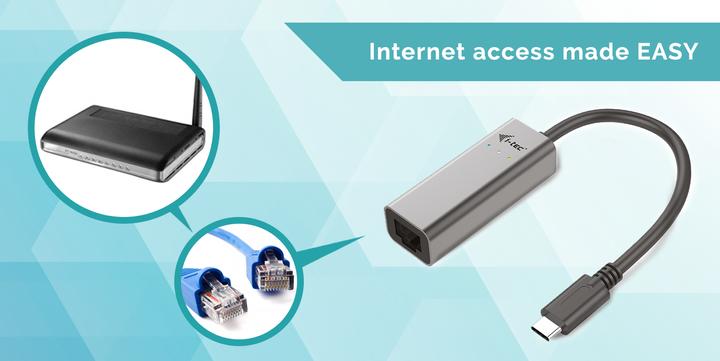 Produktbild i-tec USB-C zu (USB-C, RJ45 (1x))