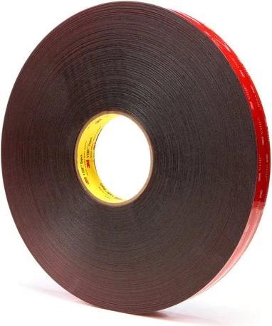 3M 5925F/1933 7100211821 Double-sided adhesive tape Black (L x W) 33 m x 19 mm 33 m (7100211821) (19 mm)