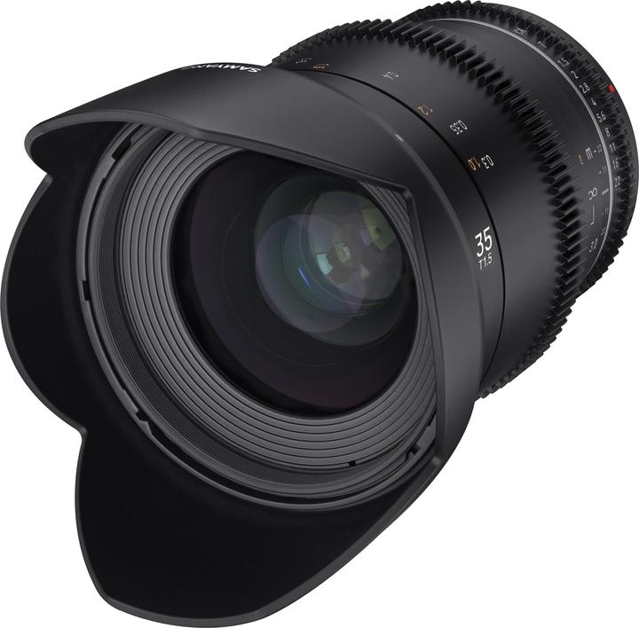 Actual product image Samyang 35mm T1.5 MK2 MFT (Micro Four Thirds, full size, APS-C / DX, Micro Four Thirds)