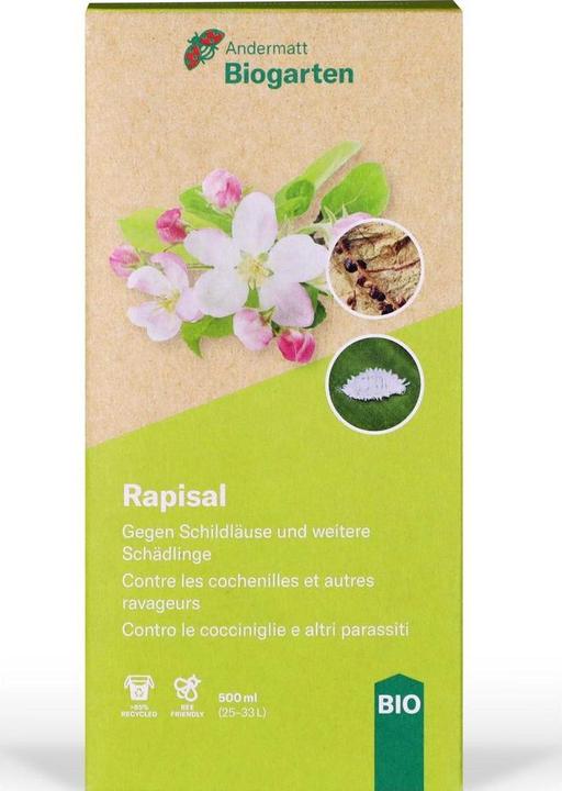 Produktbild Andermatt Biogarten Rapisal (Blattläuse, Spinnmilben, Thripse, Weissen Fliegen, Schildläuse, Birnblattsauger, Buchsbaumblattfloh, Zykaden)
