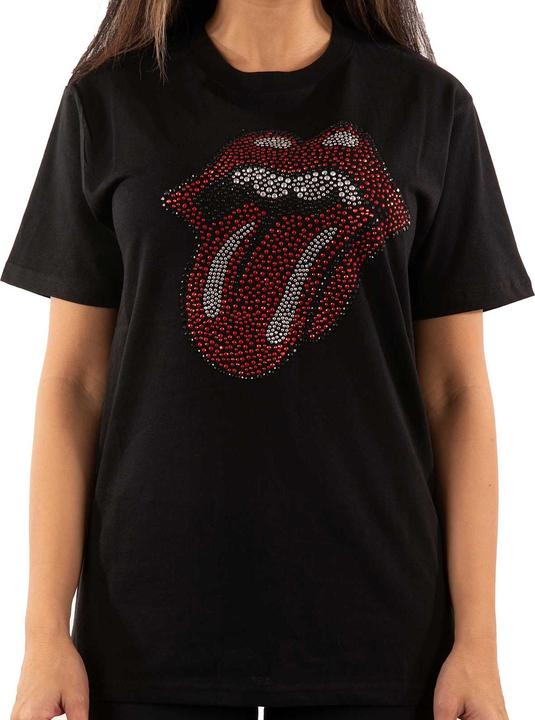Image du produit The Rolling Stones Unisexe Adulte Classic Tongue Embelli T-shirt (S)