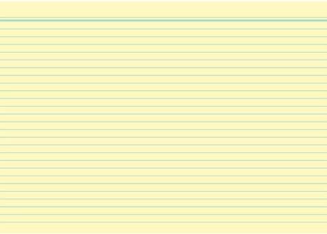 Actual product image Rnk Index cards lined A6 (A6, 205 g/m², 100 x)