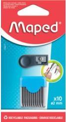 Maped Piombi di ricambio per bussola x10 + temperino - confezione blisterata (Ricarica della bussola)
