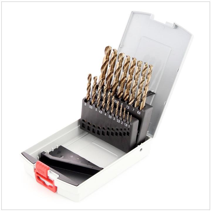 Image du produit Bosch Professional Zubehör Jeu de forets hélicoïdaux PRO Stainless Steel HSS-Co, 19 pièces (7,5 mm, 8 mm, 8,5 mm, 9 mm, 9,5 mm, 10 mm, 4,5 mm, 5 mm, 5,5 mm, 6 mm, 6,5 mm, 7 mm, 1,5 mm, 2 mm, 2,5 mm, 3 mm, 3,5 mm, 4 mm, 1 mm)