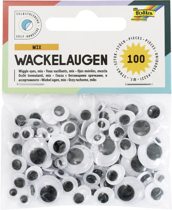Actual product image Folia Wobbly eyes