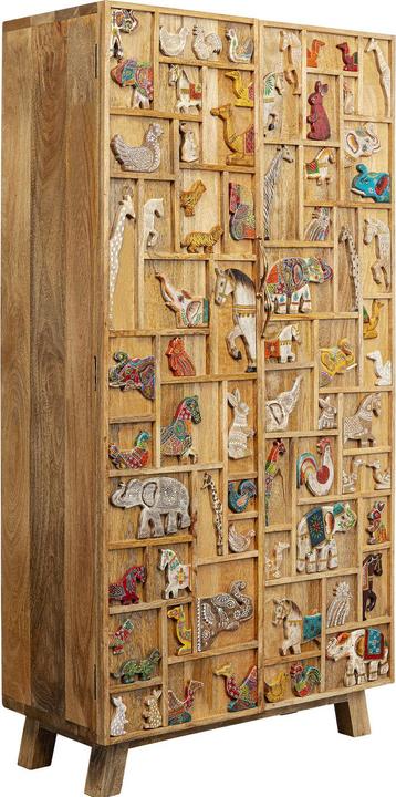 Kare Design Schrank Zoo 81x163cm (81 x 36 x 163 cm)