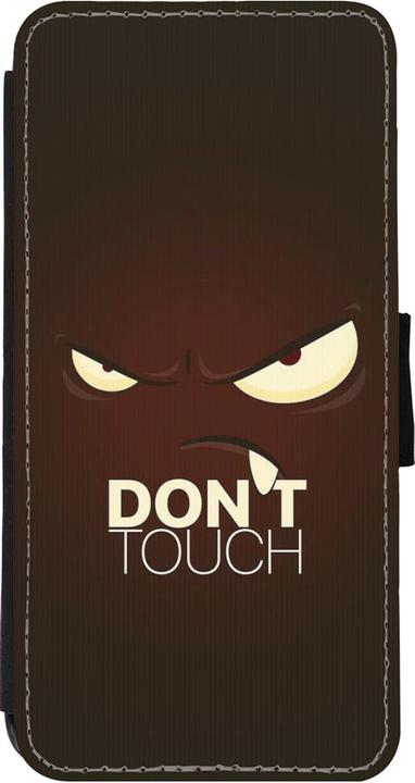 Produktbild PhoneLook Hülle Wallet schwarz Angry Dont Touch (Apple iPhone 11)