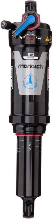 Produktbild RockShox Rear Shock Monarch RT3 (200x57/7.875x2.25) DebonAir Tune-Mid (200 mm, 57 mm)